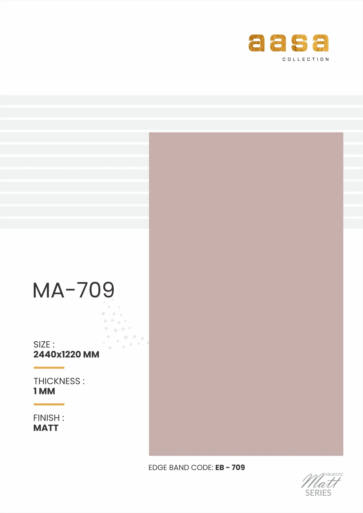 MA-709 AASA Panel Design